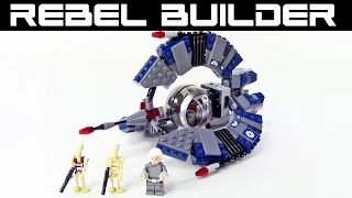 LEGO Star Wars Droid Tri-Fighter Review! Set 75044