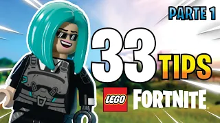 33 TIPS para LEGO FORTNITE en modo SUPERVIVENCIA - parte 1