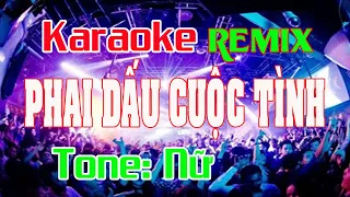 Phai Dấu Cuộc Tình Karaoke Remix Tone Nữ Nhạc sống