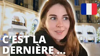 French Vlog with Subtitles : Paris at Christmas *Real Spoken French*