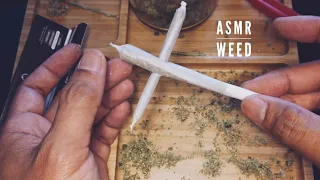 ASMR WEED - How to roll a cross Joint
