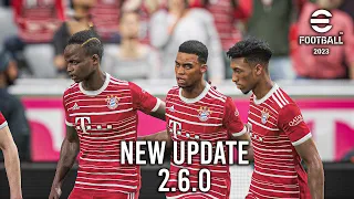 Efootball 2023 - Bayern Munich vs Arsenal | New Update Version 2.6.0 | PC