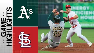 A's vs. Cardinals Game Highlights (8/14/23) | MLB Highlights