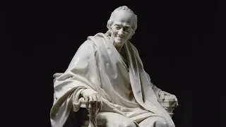 Вольтер, сидящий в кресле. Скульптор Жан-Антуан Гудон. 1781 год