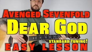 How to play Avenged Sevenfold Dear God (intro)