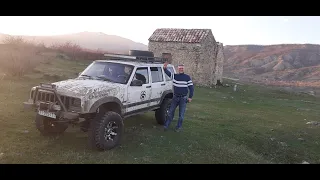 ბოჭორმა, ადრენალინი და ყავა სიონში off-road Cherokee XJ in Georgia