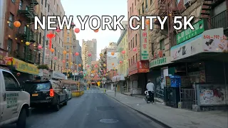 [5K] New York City 5K - Chinatown -  Downtown near me -- Scenic View