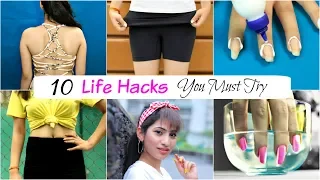 10 Life & Beauty HACKS Every Girl MUST Try - College & School Girls | Anaysa