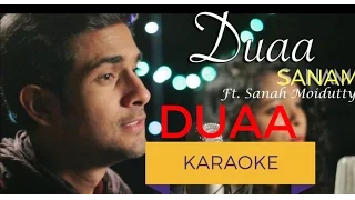 Duaa(Acoustic) Karaoke With Lyrics | SANAM | Sanah Moidutty |