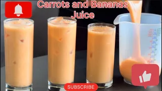 Why did i not know this? Fast way to make tasty Carrot and Banana Juice. Try it at home