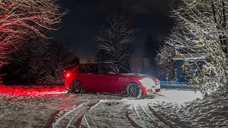 BMW F20 120D - RWD Only - Driving Skills in snow  / Fast driving / Drifting - 2021