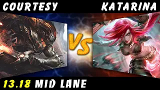 Courtesy - Challenger Yasuo vs Katarina MID Patch 13.18 - Yasuo Gameplay