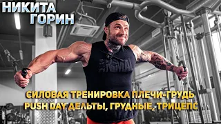 СИЛОВАЯ ТРЕНИРОВКА ПЛЕЧИ-ГРУДЬ (Push Day дельты, грудные, трицепс)