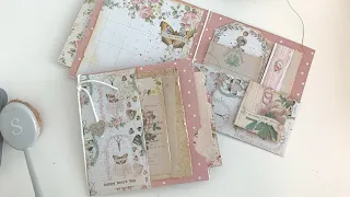 8x8 Paper Pad One Page Wonder No Scoring! Valentines 💌 Mini album Flatmail Mass Make