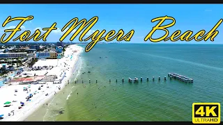 Fort Myers Beach Drone Footage Today 5K HD Aerial View Live Cam