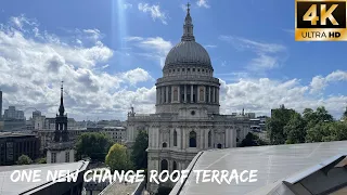 Scenic Shorts: One New Change Roof Terrace | London Rooftop Walk With Glorious Views!! May 2022 [4K]