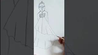 Easy girl drawing