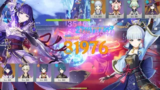 3.4 Abyss - F2P Ayaka Freeze & Raiden National Destroy Spiral Abyss Floor 11 - Genshin Impact