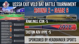 NEW Rawlings ICON vs Easton ADV Hype Exit Velocity Tournament | Baseball Bat Review