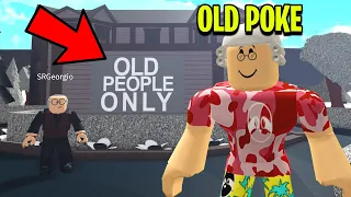 I Found An OLD PEOPLE ONLY Home.. So I Went Undercover! (Roblox)