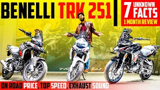 2022 Benelli TRK 251 - 7 Facts KTM Doesn't Want You To Know🤫 Top Speed, On Road Price, Exhaust Sound