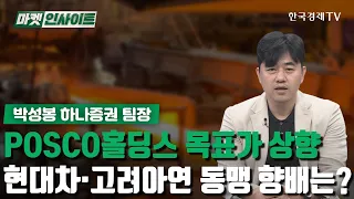 POSCO홀딩스 목표가 상향과 현대차·고려아연 동맹 향배는? (박성봉) / 증시 인사이트 / 한국경제TV