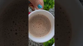 How to Make Hershey's Hot Chocolate Milk in 2 min  #Shorts