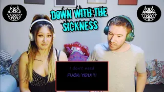 HIP HOP COUPLE REACTS TO DISTURBED (DOWN WITH THE SICKNESS)