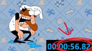 Pizza Tower Speedrun 00:00:56.82 (totally legit)