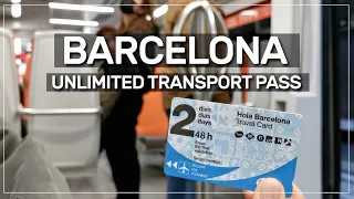 👉 Hola Barcelona TRAVEL CARD | UNLIMITED travel in Barcelona #054
