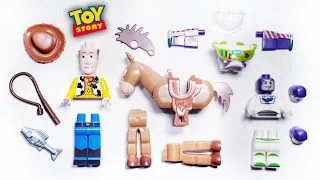 Lego Toy Story: Woody, Buzz lightyear & Bullseye | Disney Pixar