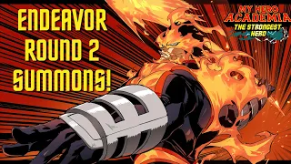 ROUND 2 SUMMONS For ENDEAVOR!!! My Hero Academia: The Strongest Hero MHA Gacha Summons!