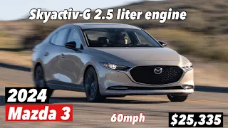 The 2024 Mazda 3 | Is this the most compact car?