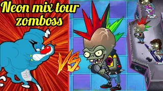 Oggy vs Neon mix tour zombie boss !!!