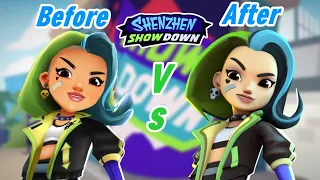 Old Skye (Ai jiahua) Vs New Skye Comparison || Subway Surfers Shenzen Showdown 2024