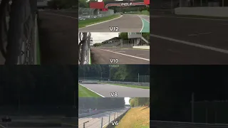 F1 V12, V10, V8, V6 pass by