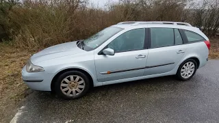 Justus Unterwegs und entdeckt ein verlassenen Renault Laguna 2 Typ G Bj2001–2005 PKW Auto