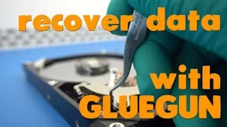 scratched hard drive data recovery | platter damage and gluegun