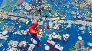 GTA 5 Water Ragdolls | Spiderman Jumps/Fails #14 (Euphoria Physics | Funny Moments)