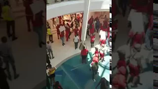 EFF Supporters Protesting at H & M in Sandton City