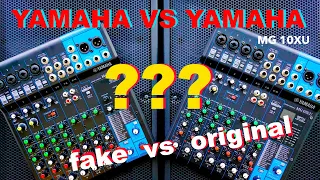 Yamaha mg 10XU Replica vs. Original