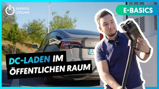 E-Auto unterwegs SCHNELL Laden - so geht's an der DC-Säule!