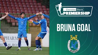 HALFWAY LINE GOAL | Gerardo Bruna | Dungannon Swifts vs Glentoran