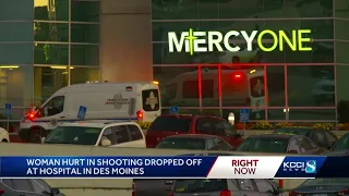 Woman dropped off at Des Moines hospital with gunshot wound