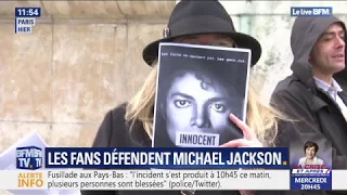 les fans français défendent Michael Jackson INNOCENT HD  / BFM