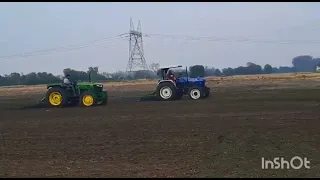 new holland 5620 crdi vs john deere 5405 crdi first demo video