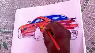 Mercedes AMG GT Speed drawing (WATCH TILL END 😁)
