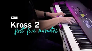 Get started with the Korg Kross 2 - your first five minutes