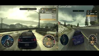 NFS Most Wanted PC vs GameCube
