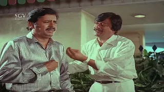 Ananthnag Fooled and Managing Ramesh Bhat Comedy Scenes | Gowri Ganesha Kannada Movie